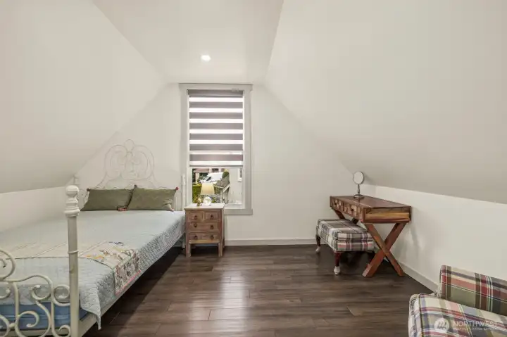 cozy attic shape room