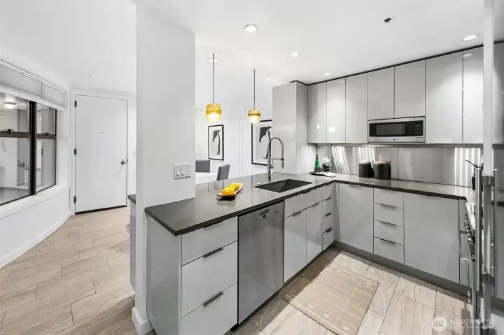 Ideal for entertaining with easy flow between kitchen, living, and dining.