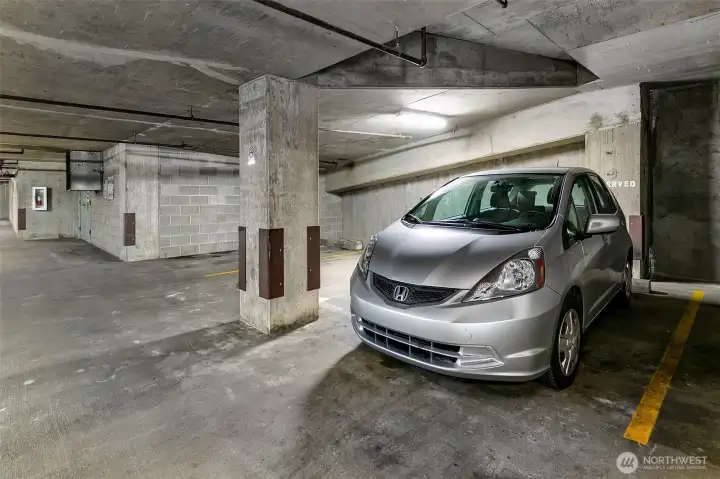 Secured parking garage