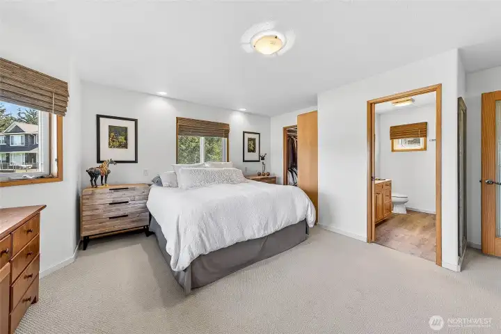 Primary Suite with walk in closet