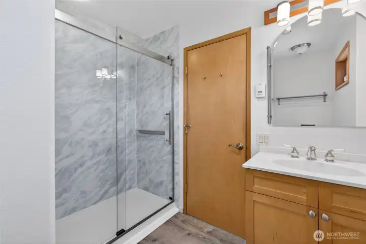 Second level bathroom