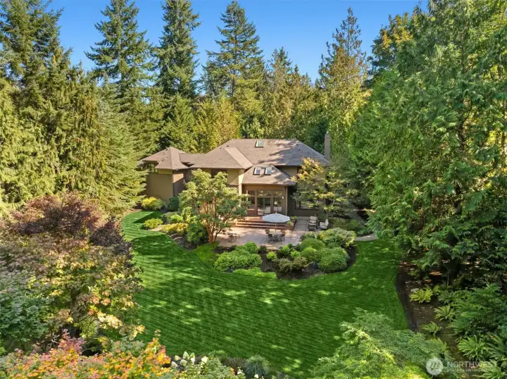 Full sprinkler system and outdoor landscape lighting