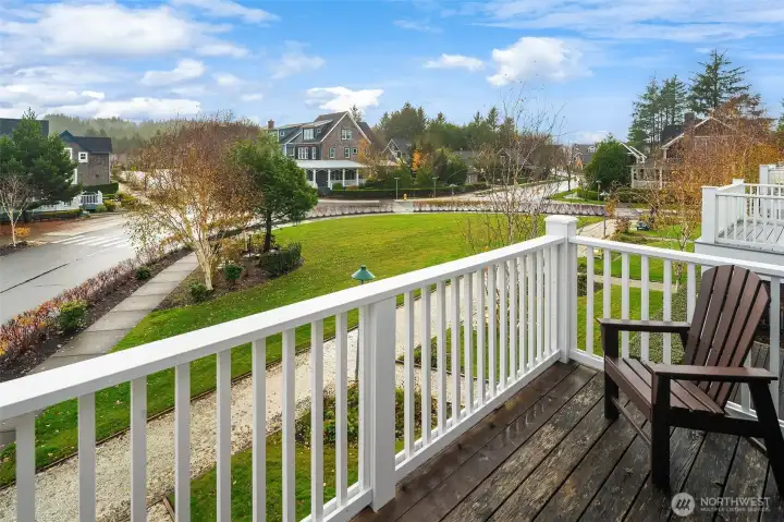 Lengthy view deck off primary bedroom Lengthy view deck off primary bedroom