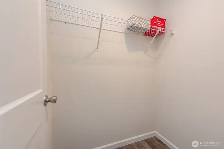 Walk in closet in Bedroom #2 Walk in closet in Bedroom #2