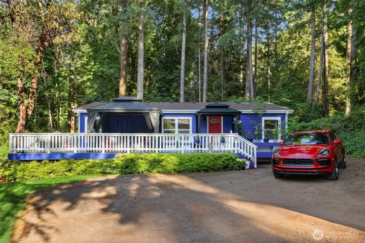 Adorable home located on a quiet lane.