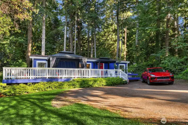 Plenty of off-street parking for hosting friends and family.