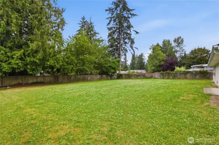 Huge 12,150 sq ft lot!
