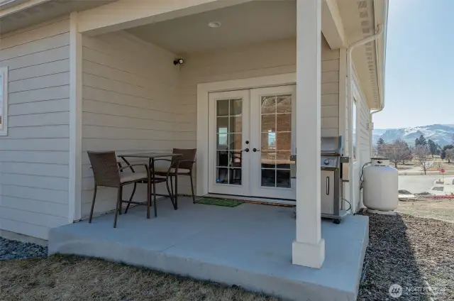 Patio off of dining area