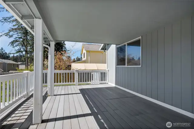 Back Covered Patio for entertaining