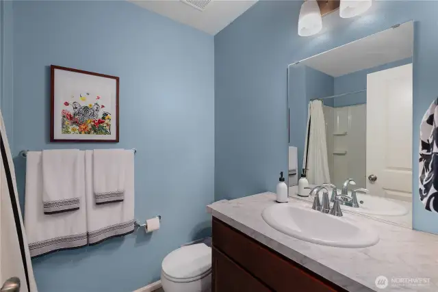Full Bath downstairs.