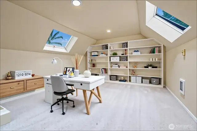 Huge bonus room above garage