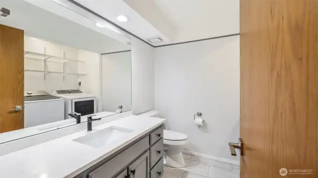 Main floor powder/utility room.
