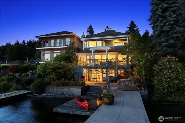 This is your opportunity to live the Lake Washington waterfront dream in an amazing artistic storybook home and setting that will appeal to the most discerning buyer!