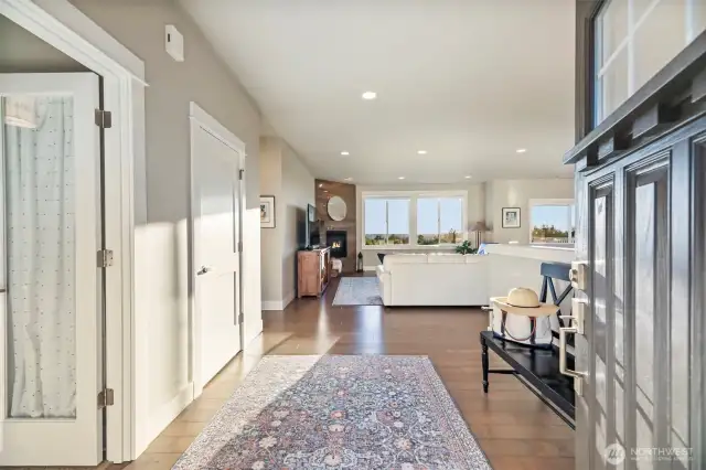 Welcome inside to this light and bright open concept living with a full wall of western facing windows