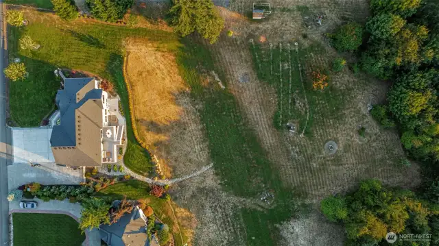 Over 2 acres for privacy and space with a view easement on the property behind to maintain your views.
