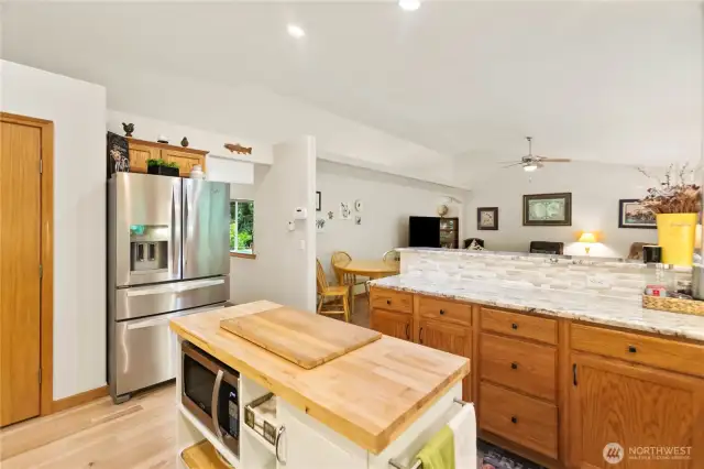 Kitchen towards family room