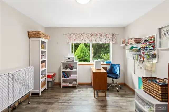 Den/Office or Craft room or extra sleeping area.