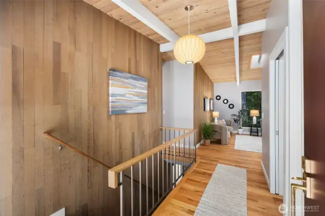Two distinct living areas. Upstairs and downstairs