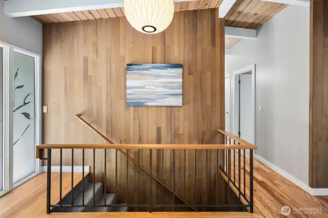 Head downstairs to the lower level living space
