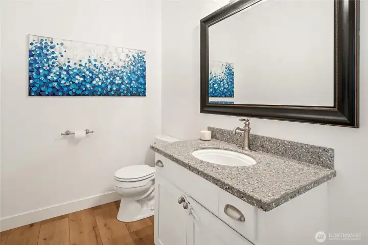 Guest bathroom on main floor