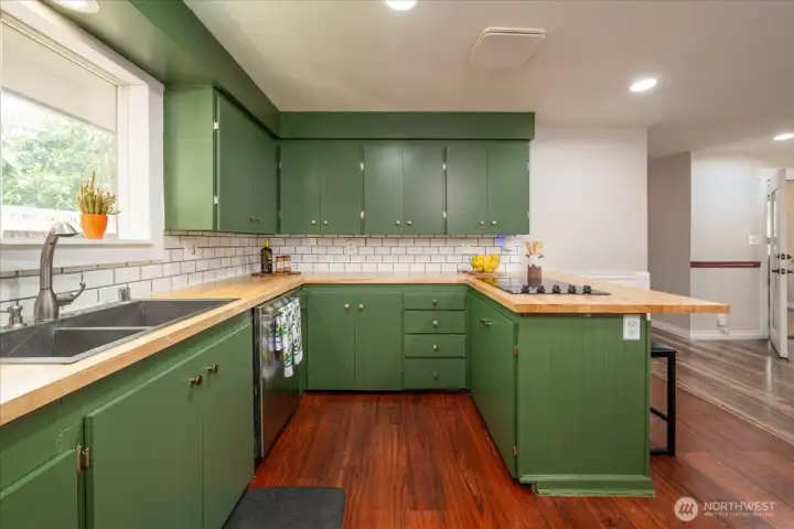 Fresh interior paint makes this home move in ready.
