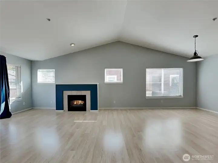 Check out the vaulted ceilings!
