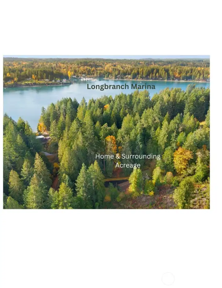 From this view you can see the Longbranch Marina just a few minutes away