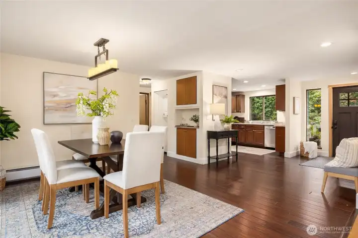 A simple floor plan with excellent flow.