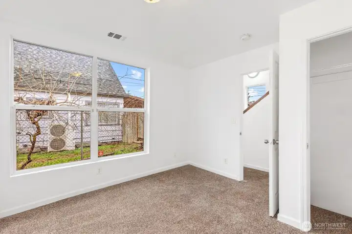 Back Bedroom facing Side of Home