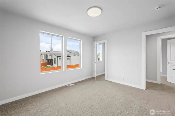 Bedroom 2  with walk in closet