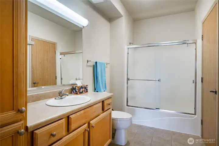 First Full bathroom