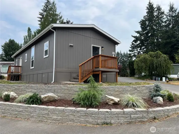 BRAND NEW 2 bedroom home located on a private corner lot.