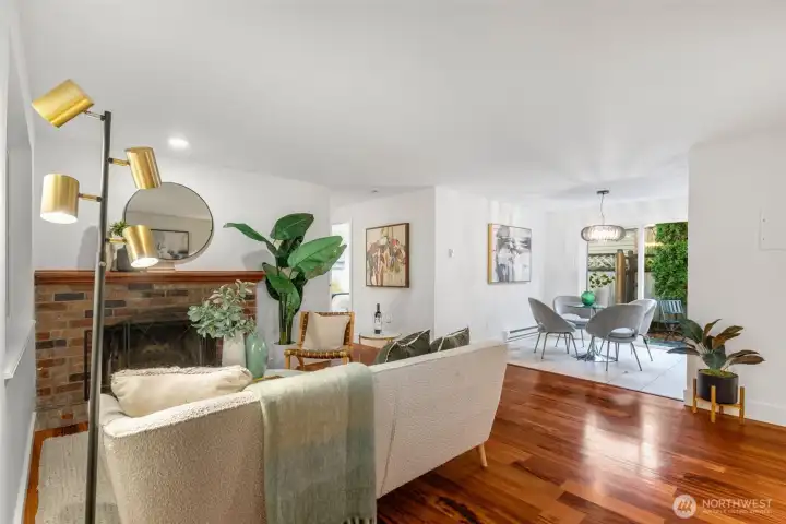 View from front entry