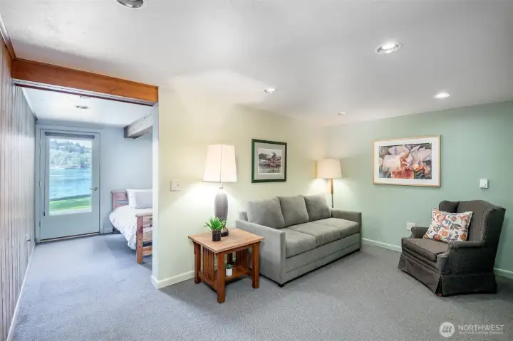 Lower level family room