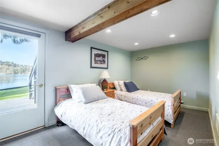 Lower level bedroom