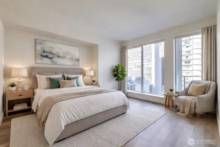 Virtual staging- bedroom