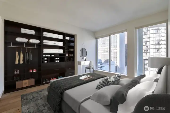 Virtual staging- bedroom