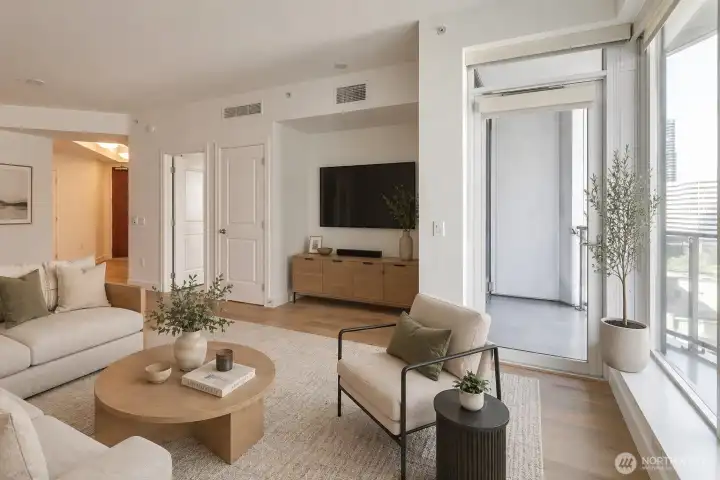 Virtual staging- living room