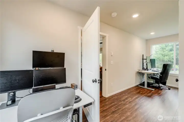 Bedroom #5 is being used as an Office