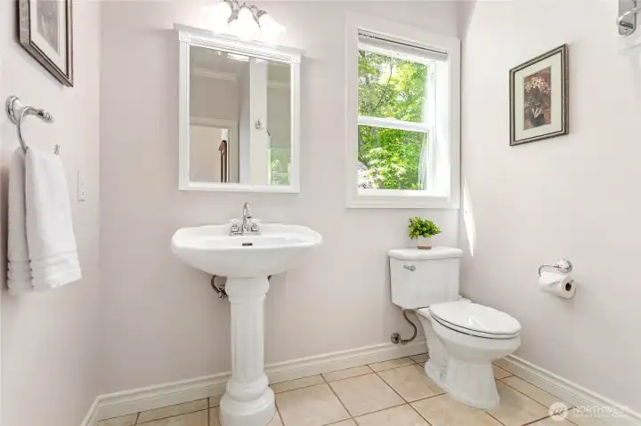 Main floor bathroom with shower Main floor bathroom with shower