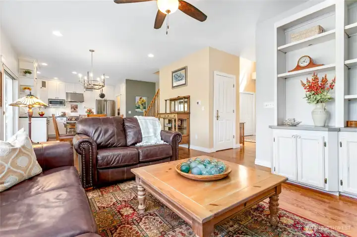 More custom built-ins and hardwood floors throughout More custom built-ins and hardwood floors throughout