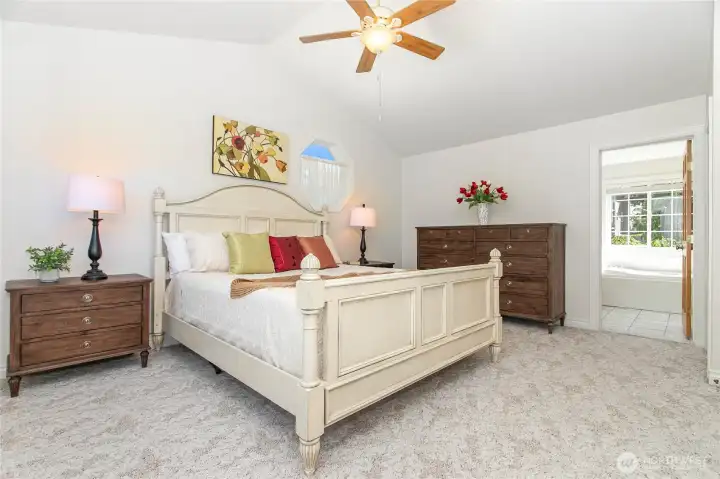 Upstairs primary bedroom Upstairs primary bedroom