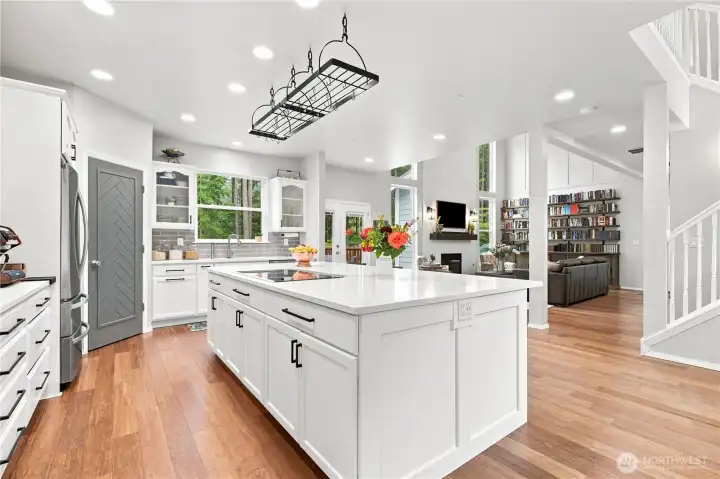 Chefs kitchen with room for all. 10 foot island Chefs kitchen with room for all. 10 foot island