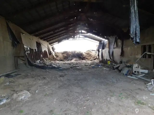 This is an old potato storage it could be partial storage with some elbow grease and equipment.  Power to the building also feeds the shop.