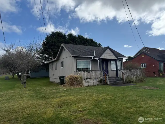 NW Corner of large lot