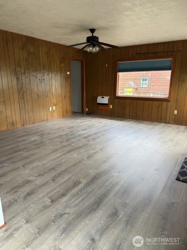 Living room facing west