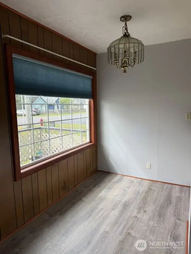 Dining room area next to kitchen