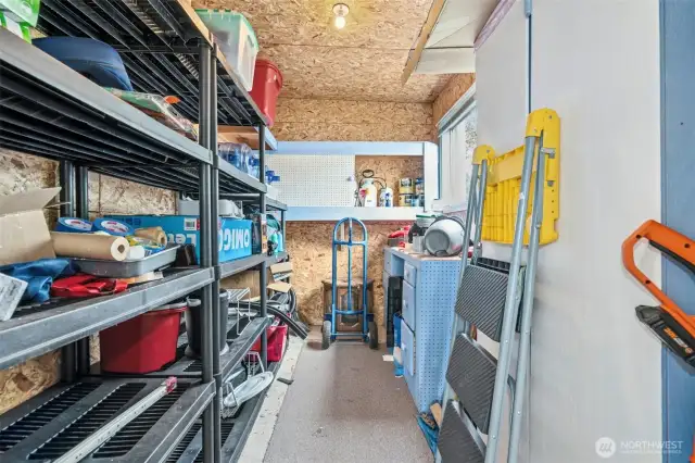 A small shop & additional storage area