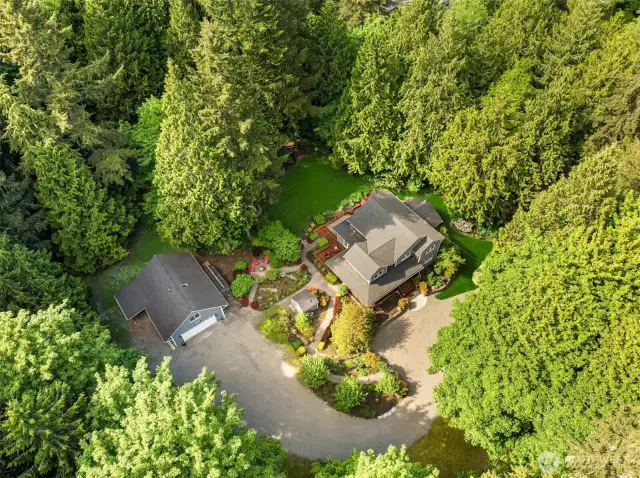 Sky Shot of 5505 NE Arrowhead Place Suquamish