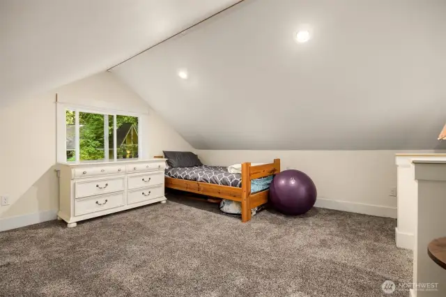 one of two rooms on top of garage